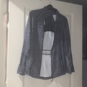 Black and white lulu jacket